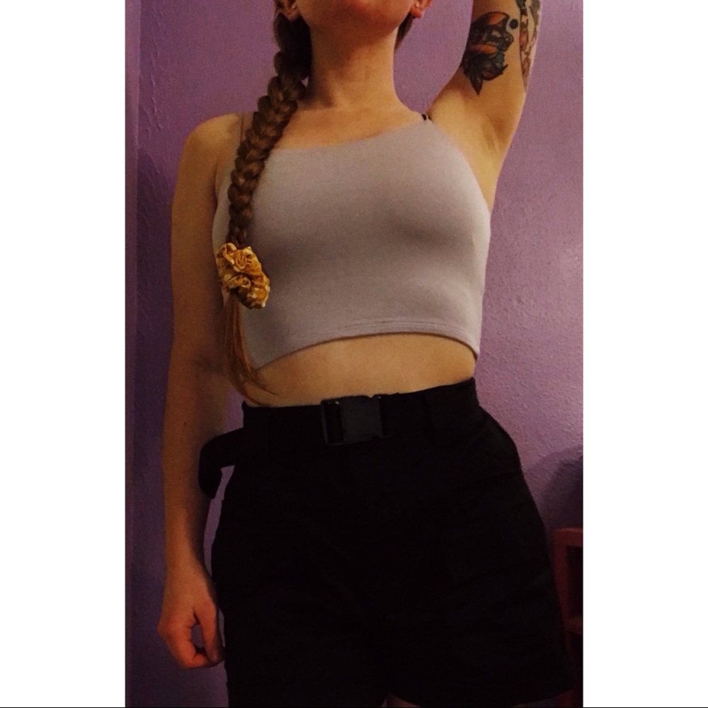 3/$15 Garage Lavender Purple Bungee Top Size XS